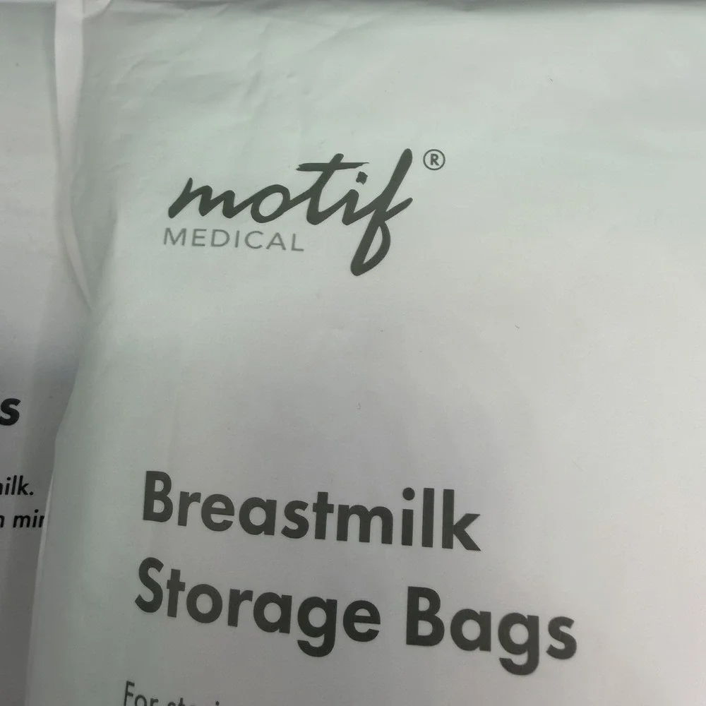 Motif Medical Breast Milk Storage Bags 8oz Single Use Bags 100 count BPA-Free